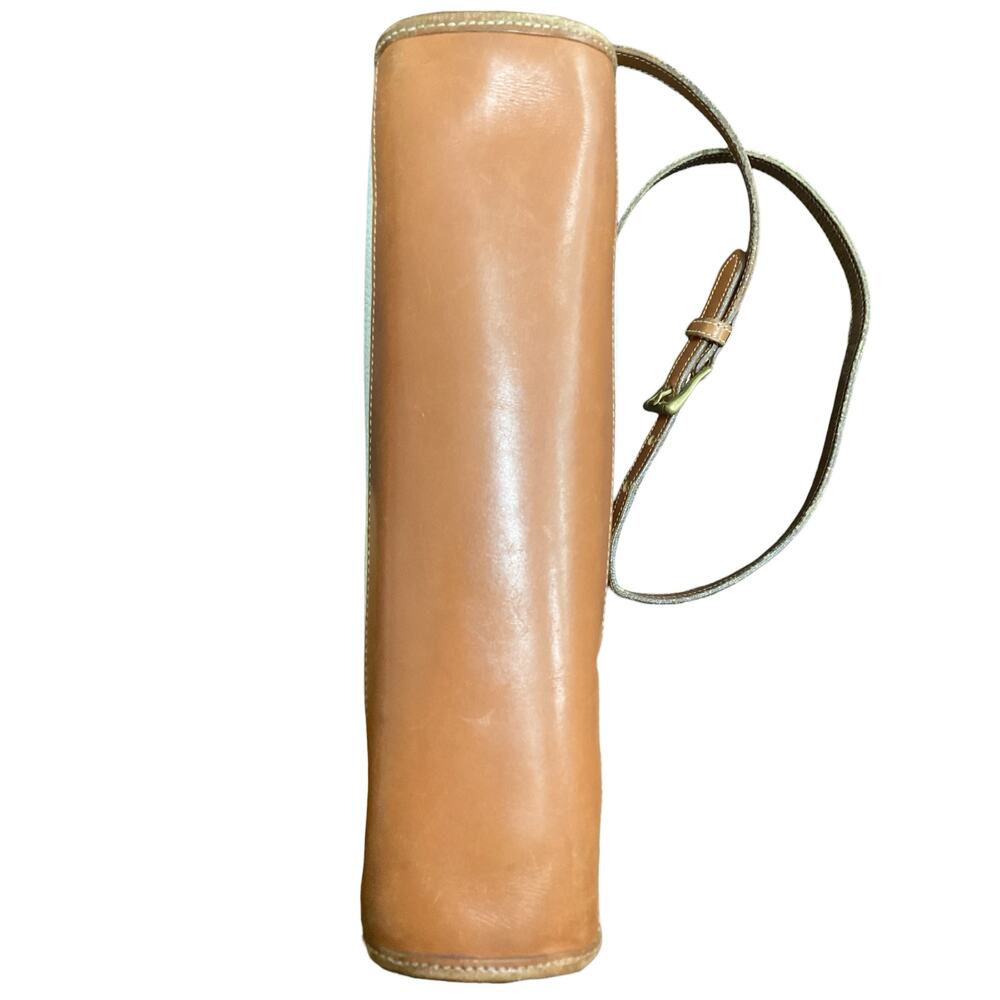 Vintage Dooney &Bourke Purse Women’s 1 Size Pebbled Leather Logo Bag Charm White - Picture 8 of 10